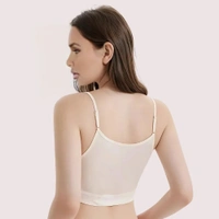 NAUGHTYGALZ 2-Pack Soft Light Sports Bras for Young Girls - 32, Wafer