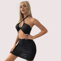 NAUGHTYGALZ Noir Seduction Babydoll Nightwear - Black, L