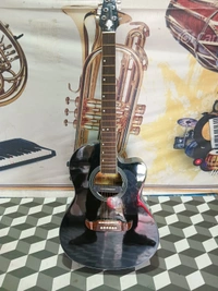 Fendar semi Acoustic Guitar Black Colours 39 inch - 41, Stiletto, 10