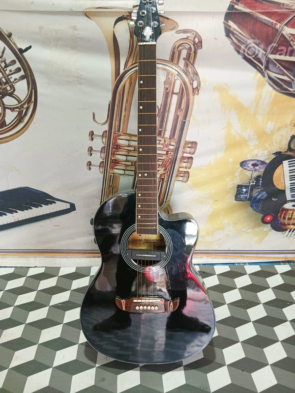 Fendar semi Acoustic Guitar Black Colours 39 inch - 41, Stiletto, 10