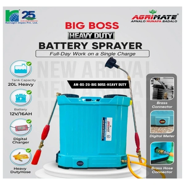 Agrimate Bigboss HD 16AH Double Battery Sprayer
