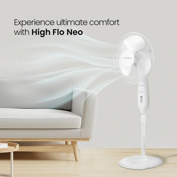 Crompton Hi Flo Neo Pedestial Fan