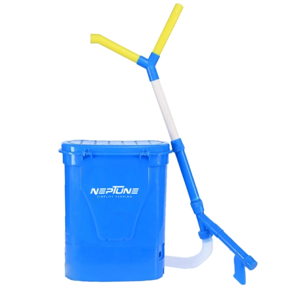 Neptune Backpack Manual Agricultural Double Head Fertilizer Dispenser| Durable, Ergonomic Design with 20L Tank & Comfortable Handle |
