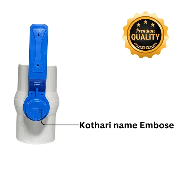 Kothari PP Ball Valve - 90MM - 3"Inch