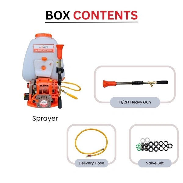 Agrimate 139F 4Stroke Petrol Knapsack Power Sprayer