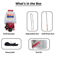 Geo GX35 4Stroke Petrol Knapsack 20Ltr Power Sprayer