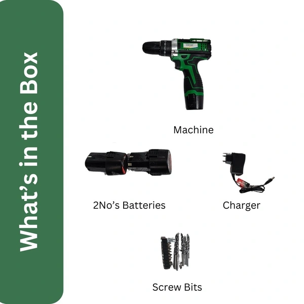 Vertigo Gold Cordless Drill Machine (VG-BSD-12V)