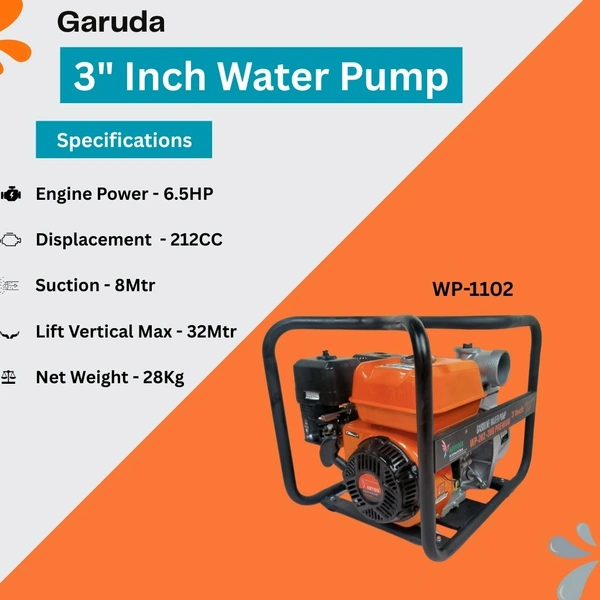 Adiyogi Garuda Water Pump30-170P (WP-1102)