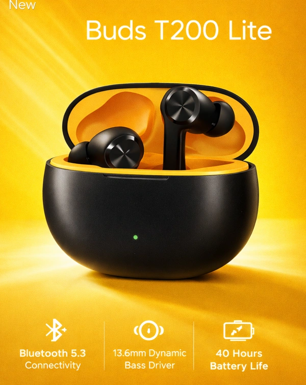 LME T200 Smart Buds | True Wireless Earbuds with Powerful Sound & Long-Lasting Battery