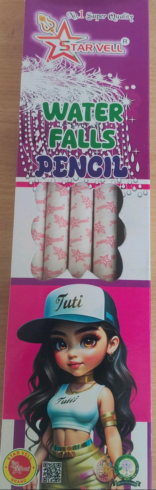 Water Falls /Popcorn Pencil - நீர்வீழ்ச்சி / பாப்கார்ன் பென்சில் (5Pcs)