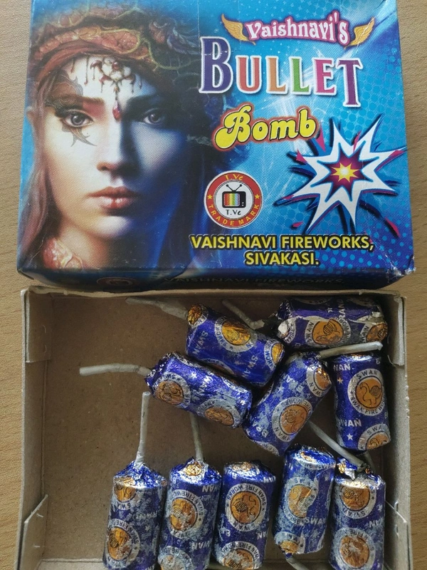 Vaishnavi  Bullet Bombs - புல்லட் பாம் (10 pcs)