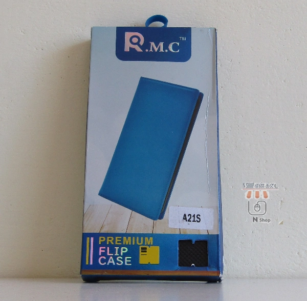 SAMSUNG A21S FLIPCOVER - BLUE