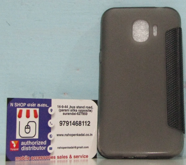 SAMSUNG J2 (18) FLIP COVER - BLACK