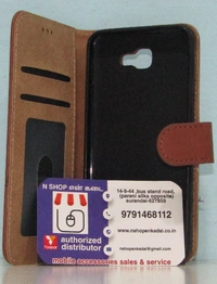 SAMSUNG J5 PRIME FLIPCOVER - BROWN