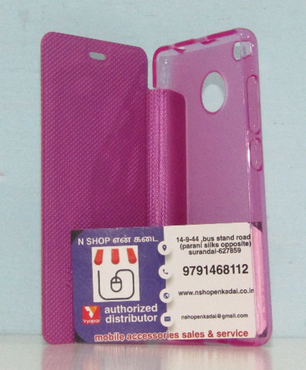 REDMI 3S FLIPCOVER - PINK