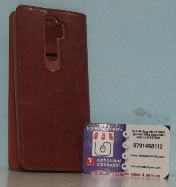 REDMI MI NOTE 8 PRO FLIPCOVER - BROWN