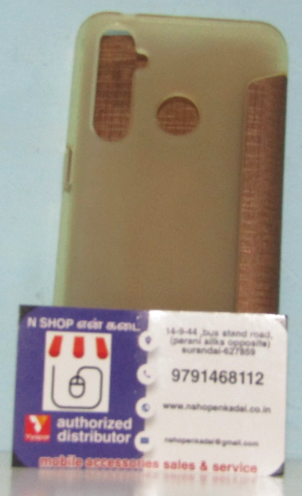 REALME 5 PRO FLIPCOVER - BROWN