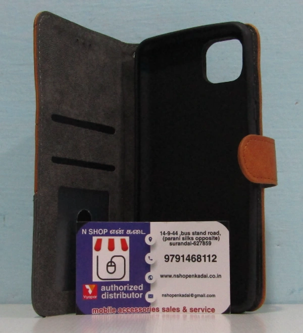 REALME C20 FLIPCOVER - BROWN