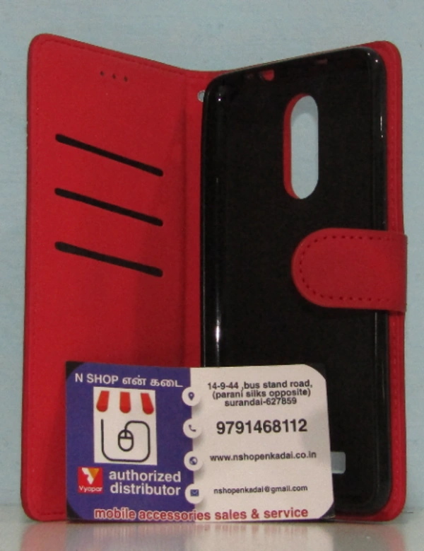 REDMI NOTE 3 FLIPCOVER - RED