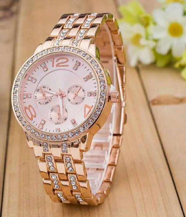 DIAMOND ROSE GOLD WATCH (WOMEN) - ROSE GOLD