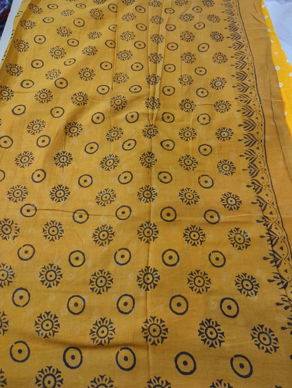 cotton bandjej blockprint