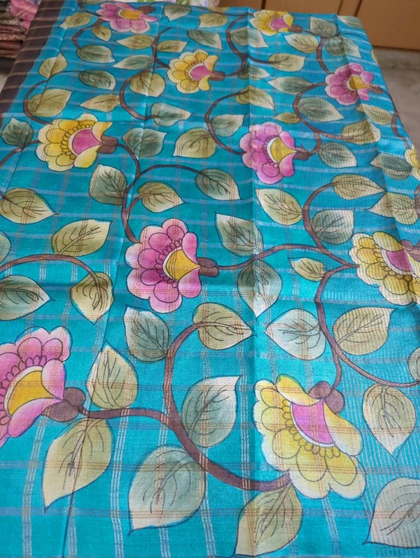 Pure Handloom Tusser  - Gray