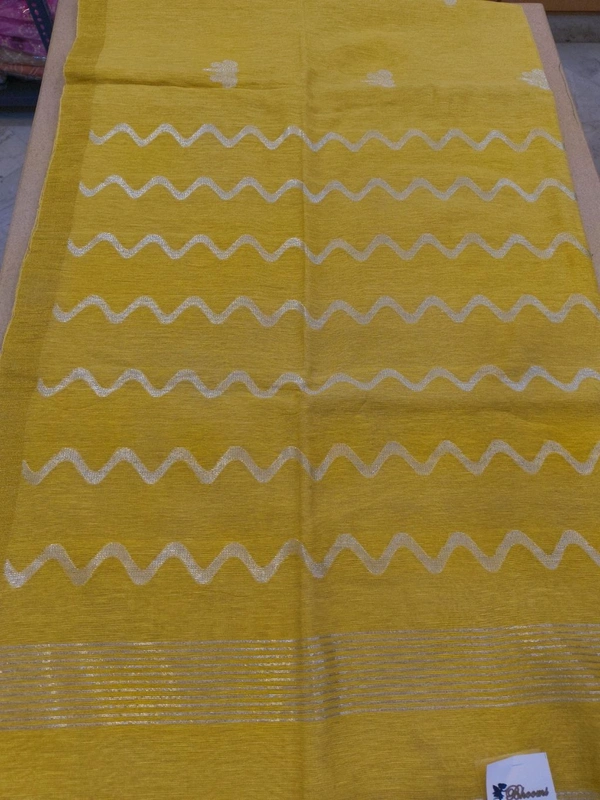 Tissue Lenin Weaving  - Yellow