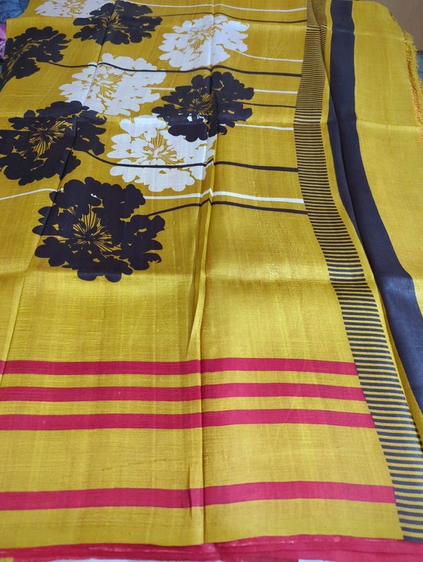 Pure Silk Designer  - Gold and red, VZ