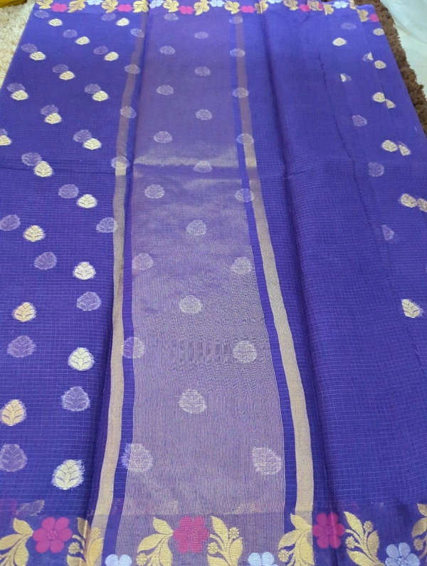 Pure Cotton Kota Weaving  - Electric Violet