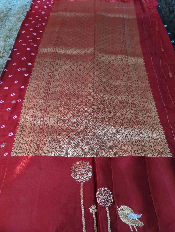 Pure Tusser RAW Mango  - Morocco Brown