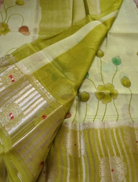 Pure Tusser Raw Mango - Chelsea Cucumber