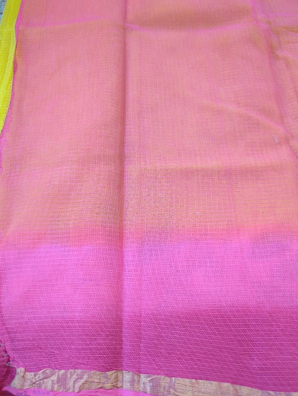 Pure Cotton Kota Block Print - Gold