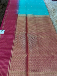 Pure Handloom Soft Silk  - sky blue