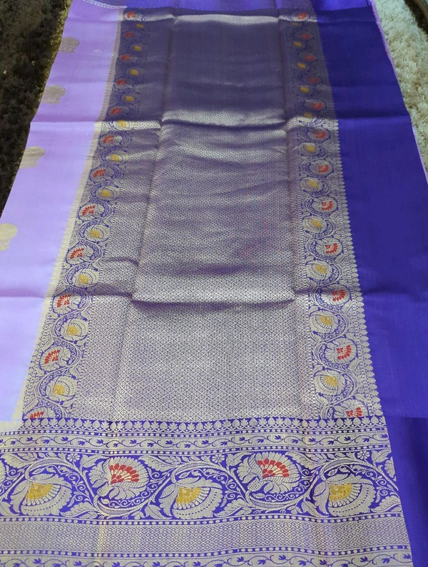 Pure Handloom Raw Mango Pattu  - Mauve