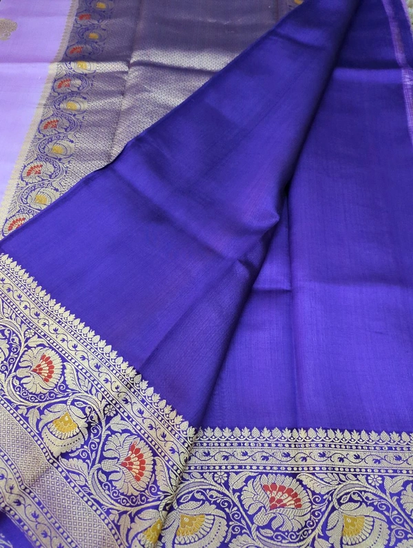 Pure Handloom Raw Mango Pattu  - Mauve