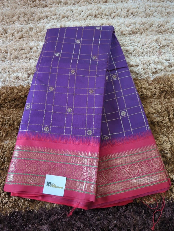 Beneras Paithani  - Purple