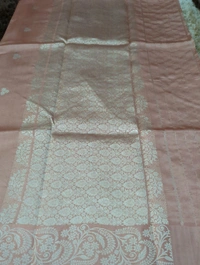 Pure Handloom Raw Mango  - Pink