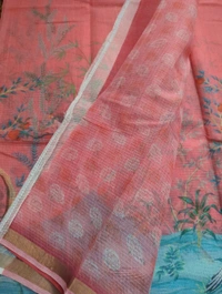 Pure Cotton Kota Digital  - Tickle Me Pink