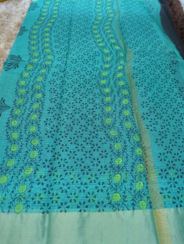 Pure Cotton Kota Block - Black