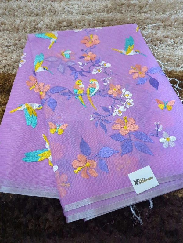 Kota Embroidery  - Mauve