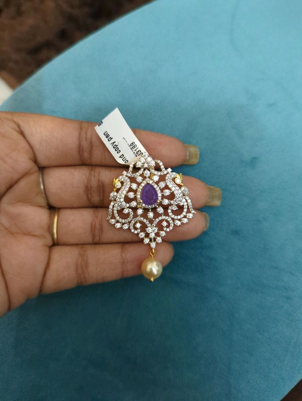 Diamond Copy Pendent  - Vz, Electric Violet