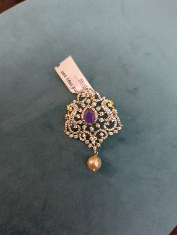 Diamond Copy Pendent  - Vz, Electric Violet