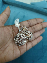Rose Gold Polish Pendant Set  - Vz