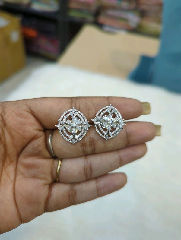 Silver Copy Studs  - Vz