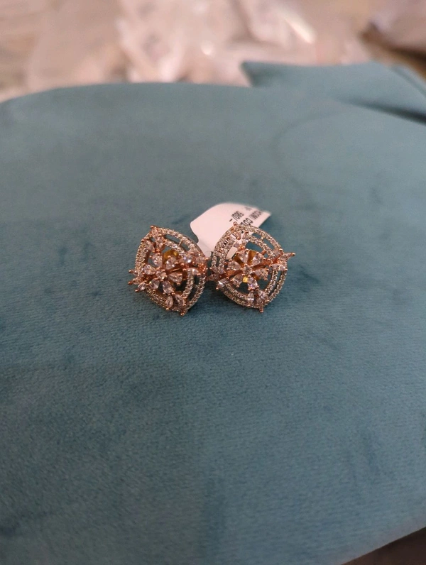 Rose Gold Copy Studs  - Vz
