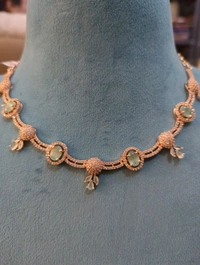 Rose Gold Copy Neck Set  - Vz, Jungle Mist