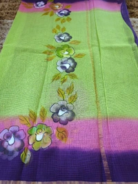 Pure Cotton Kota Block Print - Green