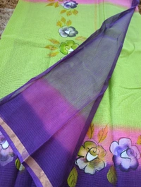 Pure Cotton Kota Block Print - Green