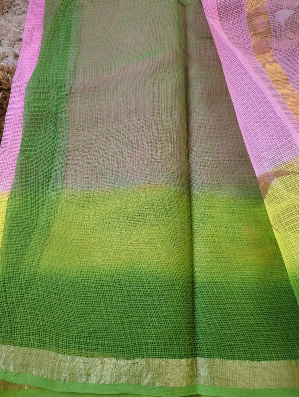 Pure Cotton Kota Block Print - Blush Pink