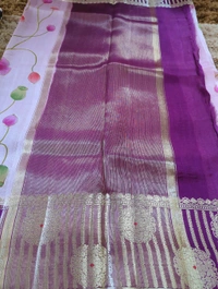 Pure Tusser Raw Mango - Purple